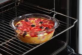 the oven glass bowls pans plates