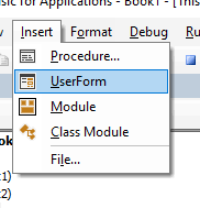 how to use vba controls in userforms