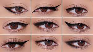 how to 9 diffe eyeliner styles on