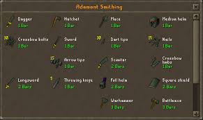Skill Smithing Sals Realm Of Runescape