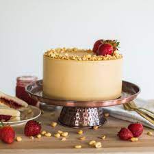 Easy Peanut Butter And Jelly Cake gambar png