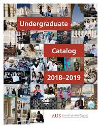 Undergraduate Catalog 2018 2019 By American University Of