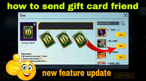 how to send gift in pubg mobile how