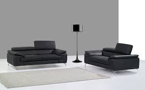 unique black leather sofa set with