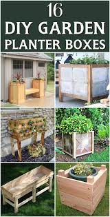 16 Outstanding Diy Garden Planter Boxes