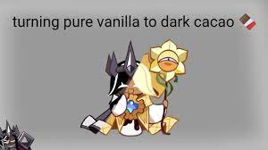 turning pure vanilla cookie to dark cacao 🍫 [cookie run kingdom] - YouTube