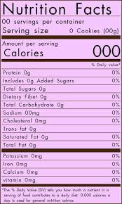 Nutrition Facts Download 10 Free Nutrition Label Templates