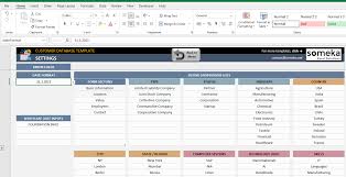customer database excel template free