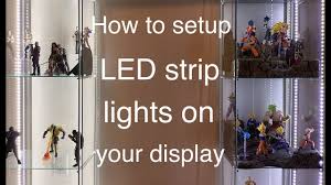 led strip lights on your detolf shelf