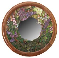 Round Stained Glass Frame Crones