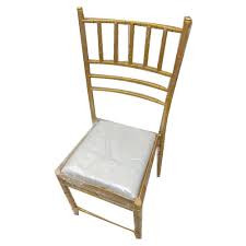 iron gold resin chiavari chair at rs