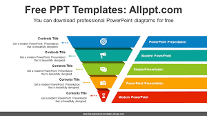 Funnel Powerpoint Template Free Download gambar png
