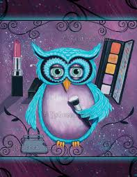whimsical owl art prints