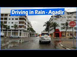 driving in rain agadir morocco you