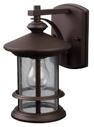 Patriot Lighting Tree House Oil Rubbed Bronze Outdoor Wall Light At Menards