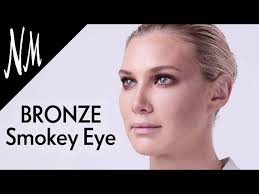 fall makeup bronze smokey eye tutorial