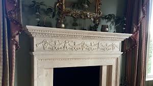 Elegant Custom Stone Fireplace Mantels