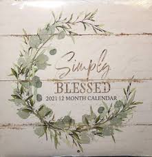 Blessed rainy day holiday celebration and observances in bhutan calendar. 2021 Blessed Wall Calendar Inspiration Inspirational Amazon Sg Office School Supplies