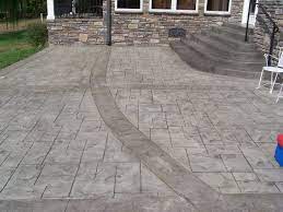 Stamped Concrete Patio Ashlar Slate