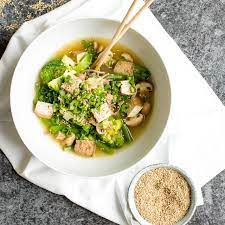 miso noodle soup with tofu healthy