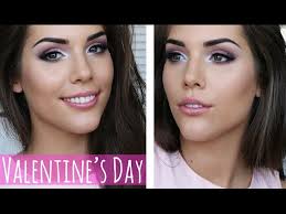 soft pink valentines day date makeup