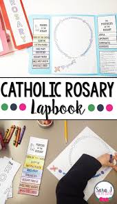 This video is for those who just are starting out in praying the rosary. Catholic Rosary Lapbooks Sara J Creations