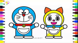 Vẽ Doremon Và Doremi - How to draw Doraemon and Doraemi Finger Family Song  Game for Kids - YouTube