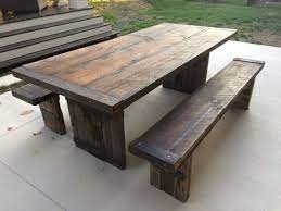 Indoor Outdoor Table Industrial Style