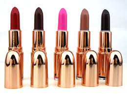 makeup revolution rose gold lipsticks