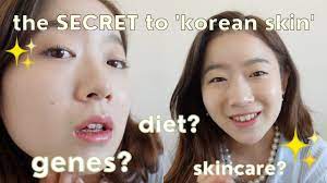 why do koreans have good skin or do