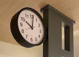 Instock Double Sided Modern Clock