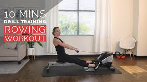 10 min rowing machine drills for