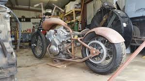 fully custom harley v rod motorcycle