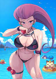 Jessie At The Beach [Pokémon] - Hentai Arena