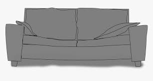 transpa cartoon couch png sketch