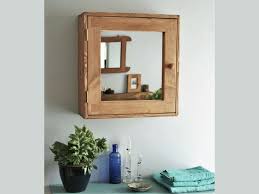 Bathroom Mirror Cabinet In Rustic