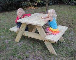 25 Free Picnic Table Plans Kits With