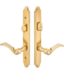 Emtek Configuration 2 Multi Point Lock 1 1 2 Inchx11 Inch Brass Concord Plate Trim Only Cf2 1