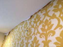 Wallpaper With Fabric Using Starch