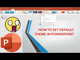 how to set default theme in microsoft