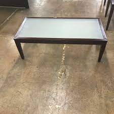 Coffee Table With Frosted Glass Top