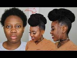 However, for a lot of people cornrows are one of the most popular protective hairstyles you can try for natural or relaxed tresses. Easy Half Hawk On Short Natural 4c Hair Holiday Protective Hairstyle Betterlength Youtube Natural Hair Styles 4c Natural Hair Short Natural Hair Styles