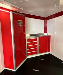aluminum cabinets vnose trailer