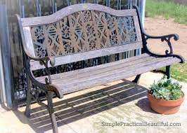 How To Reinforce An Old Park Bench