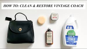 How To Clean Restore A Vintage Coach Bag