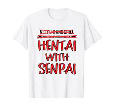 Amazon.com: Hentai with Senpai T-Shirt : Clothing, Shoes & Jewelry