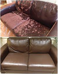 repair a leather couch scratch or tear