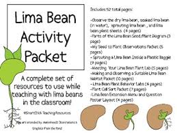 Parts Of A Lima Bean Worksheets Teaching Resources Tpt