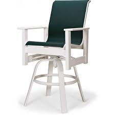 Leeward Mgp Sling Bar Height Swivel Chair