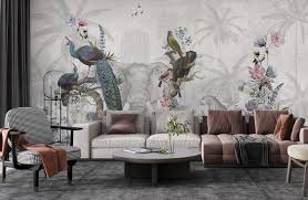 Foggy Abstract Indian Wallpaper Mural